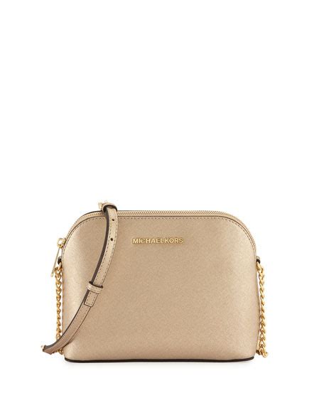 michael michael kors cindy large dome crossbody gold|MICHAEL Michael Kors Cindy Large Dome Crossbody.